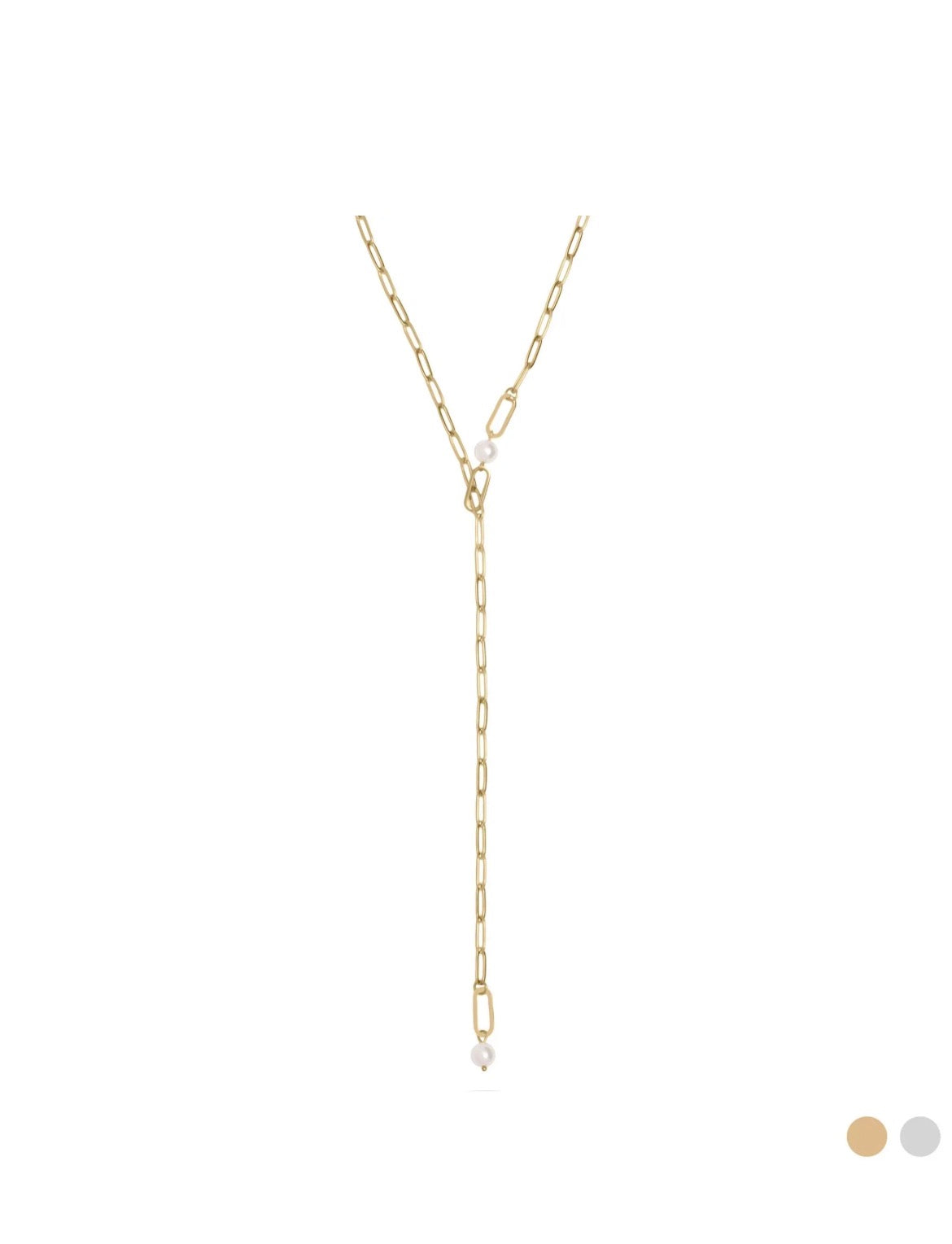 Big Paperclip Necklace