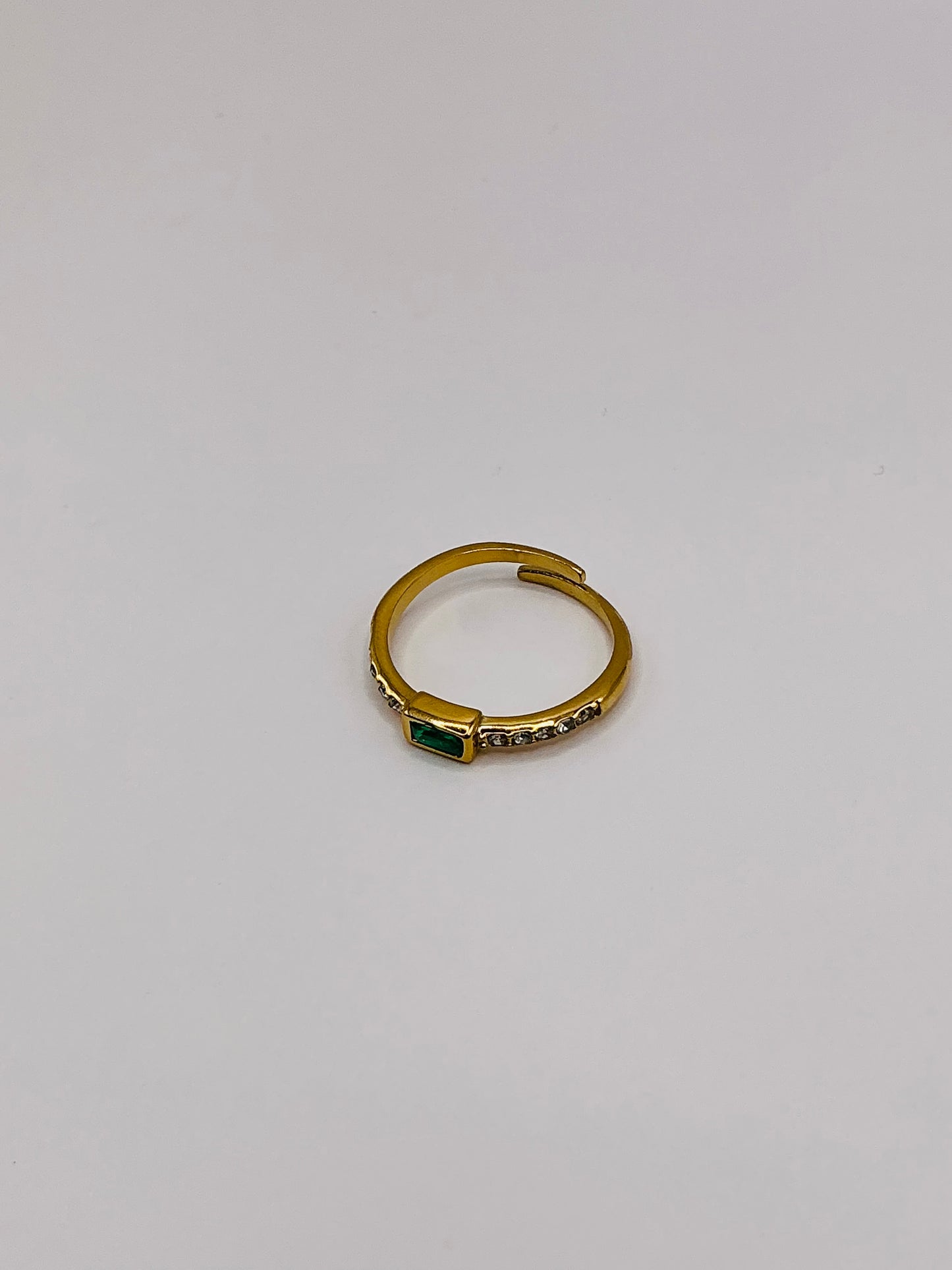 Green Glass Ring