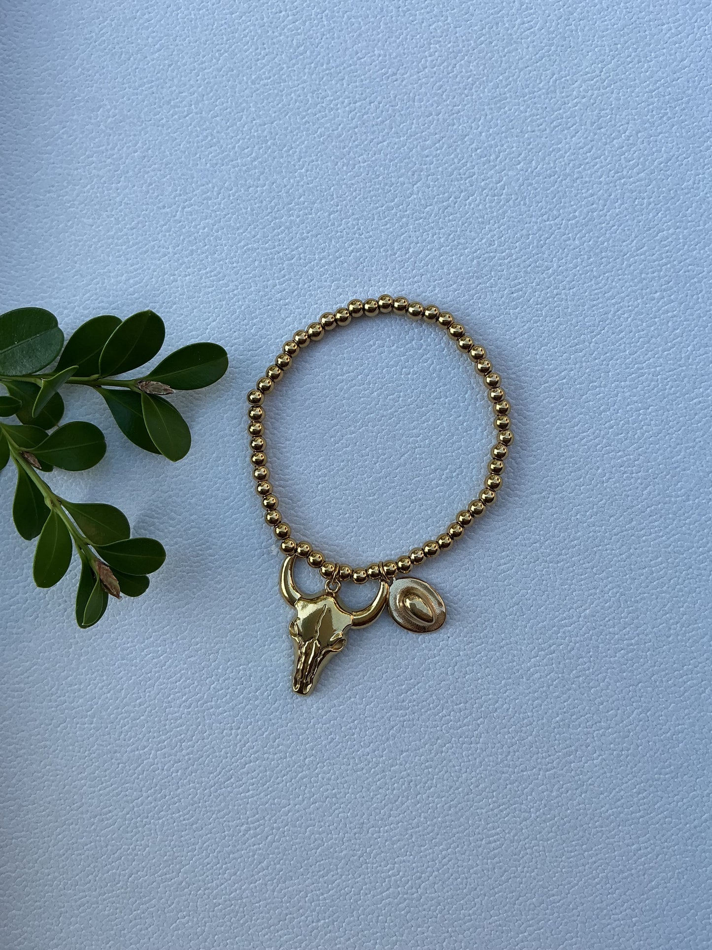 Bullhead Girl Hat Beaded Bracelet
