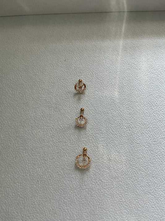 Gold Cartilage Stud