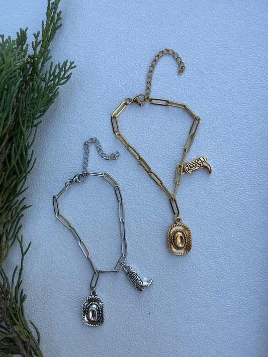 Hat Boot Bracelet
