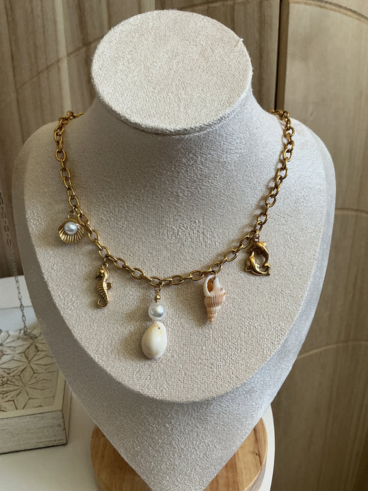 Shells Charm Necklace