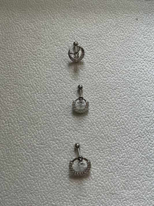 Silver Cartilage Stud