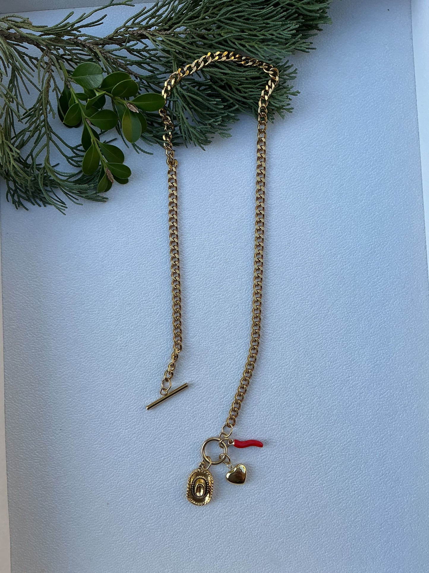 Hat Buckle Necklace