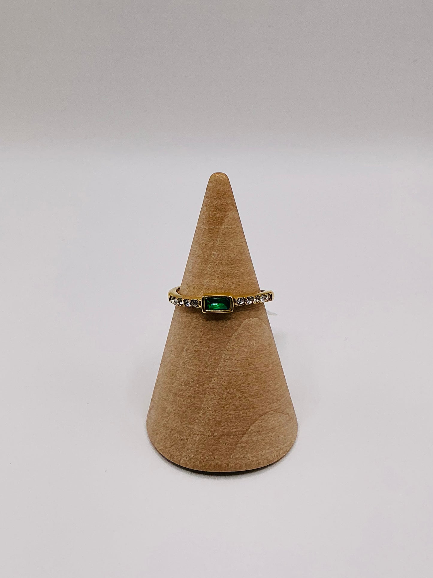 Green Glass Ring