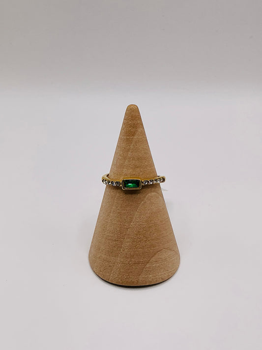 Green Glass Ring