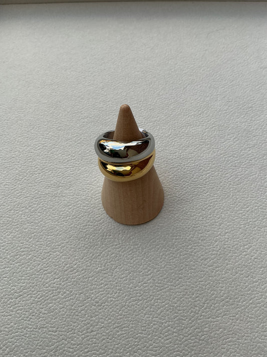 Bicolor Chunky Ring