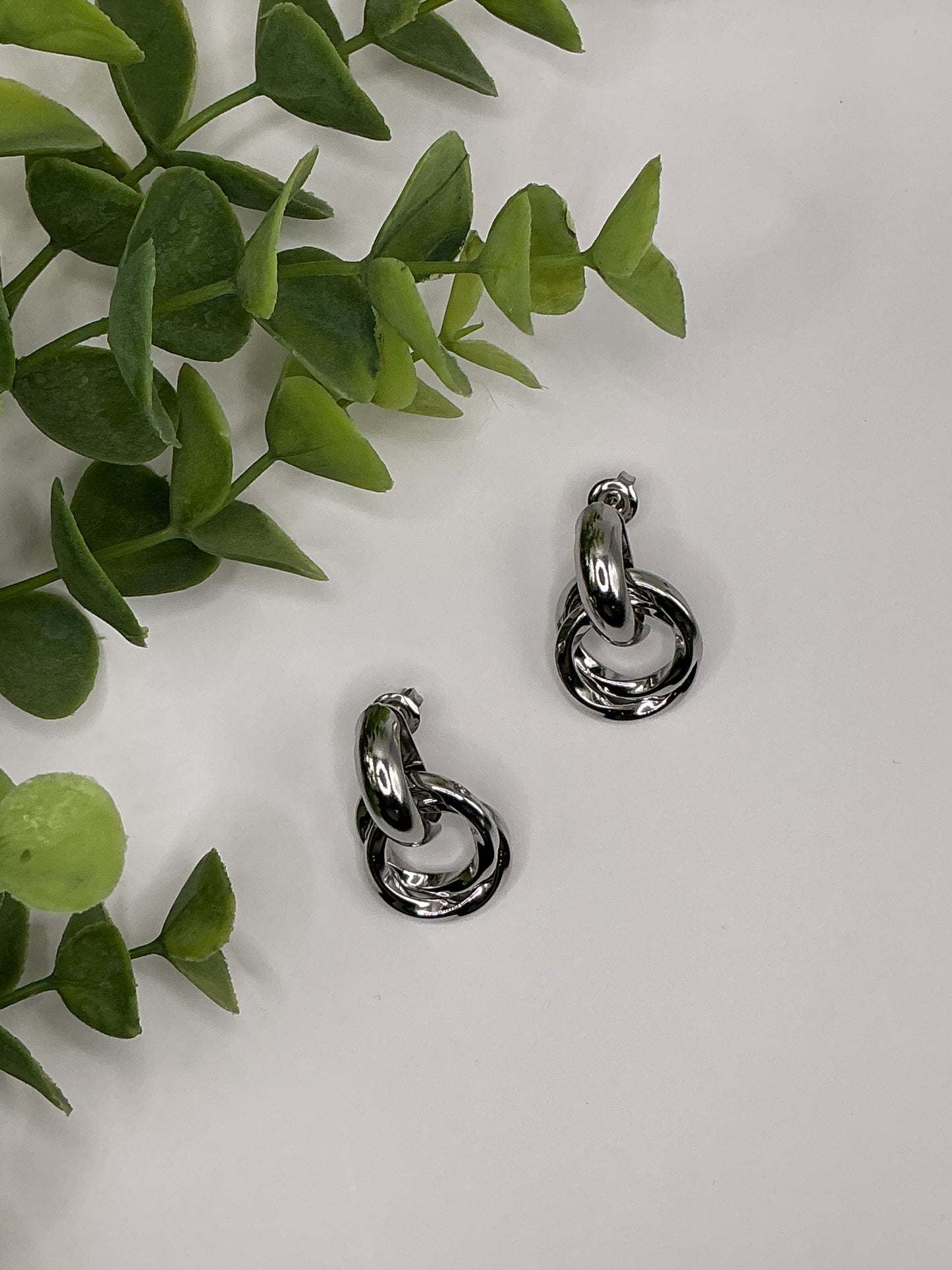 Double Ring Earrings