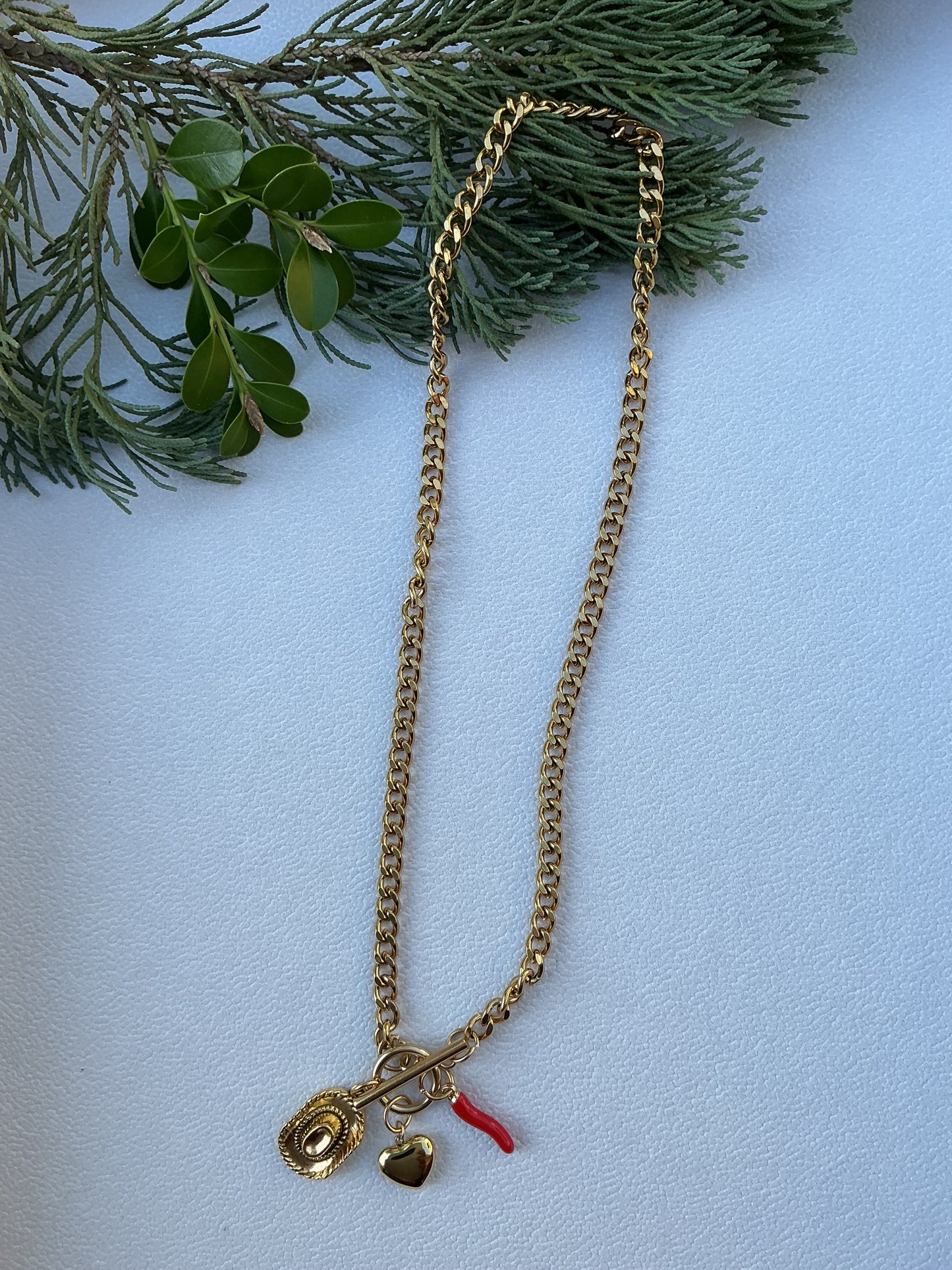 Hat Buckle Necklace